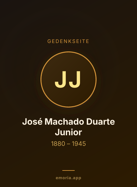 Gedenkportrait von José Machado Duarte Junior