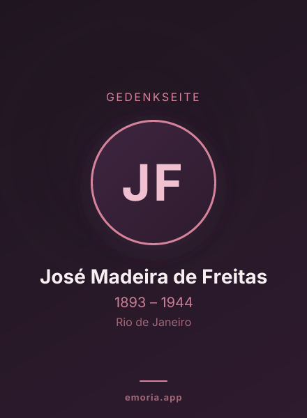 Gedenkportrait von José Madeira de Freitas