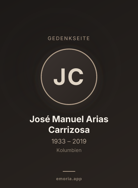 Gedenkportrait von José Manuel Arias Carrizosa