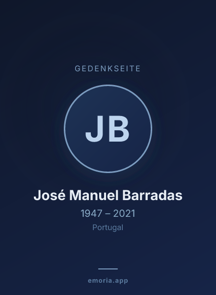 Gedenkportrait von José Manuel Barradas