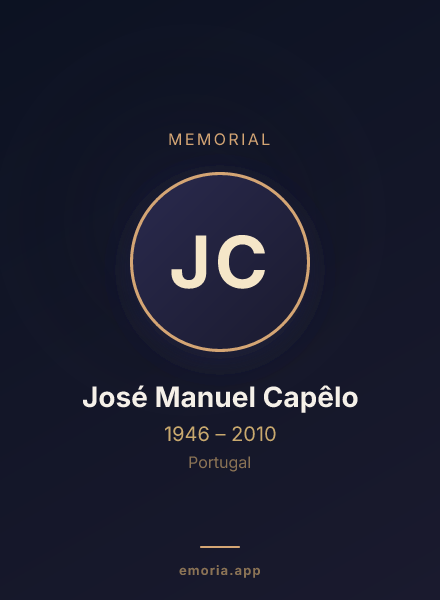 Memorial portrait of José Manuel Capêlo