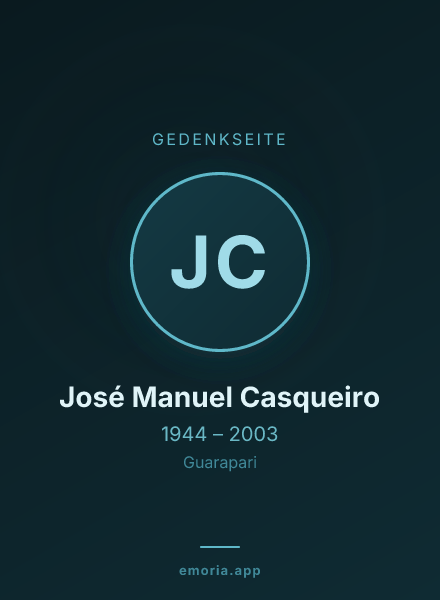 Gedenkportrait von José Manuel Casqueiro