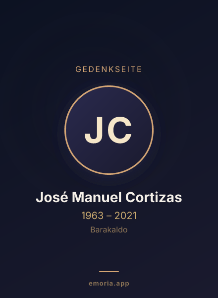 Gedenkportrait von José Manuel Cortizas