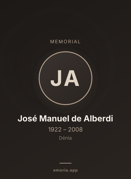 Memorial portrait of José Manuel de Alberdi