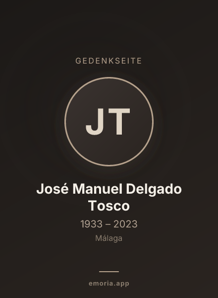 Gedenkportrait von José Manuel Delgado Tosco