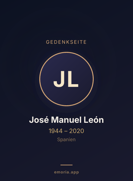 Gedenkportrait von José Manuel León