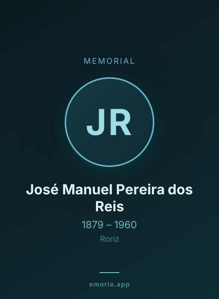 Memorial portrait of José Manuel Pereira dos Reis