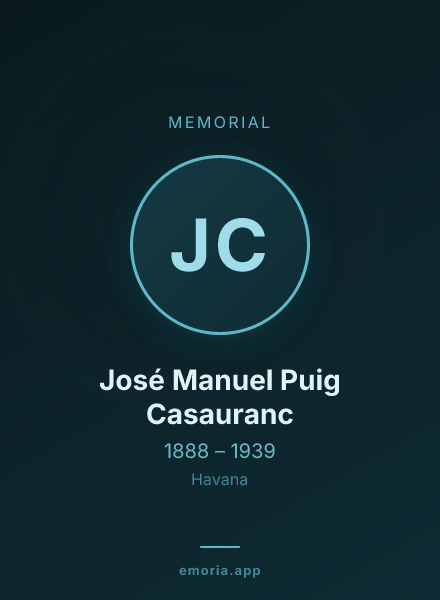 Memorial portrait of José Manuel Puig Casauranc