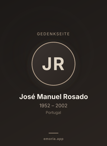 Gedenkportrait von José Manuel Rosado