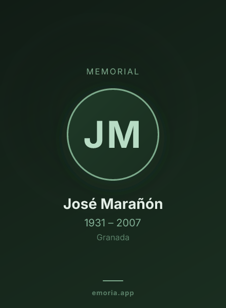 Memorial portrait of José Marañón