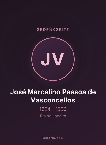 Gedenkportrait von José Marcelino Pessoa de Vasconcellos