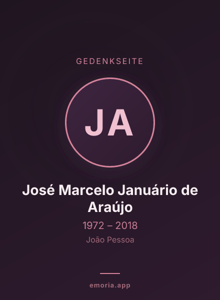 Gedenkportrait von José Marcelo Januário de Araújo