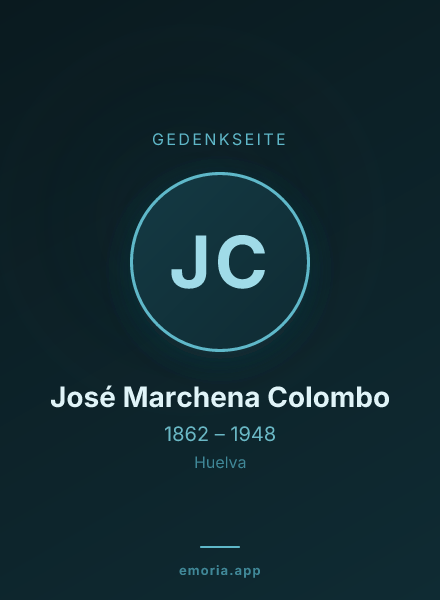 Gedenkportrait von José Marchena Colombo