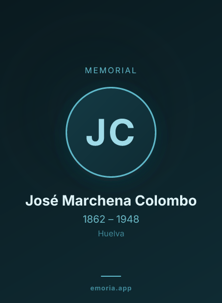 Memorial portrait of José Marchena Colombo