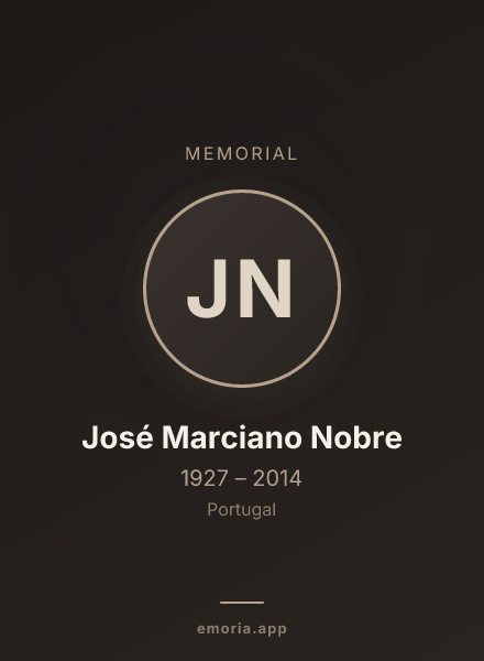 Memorial portrait of José Marciano Nobre