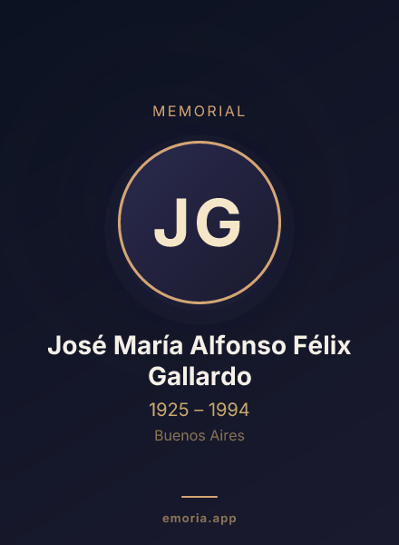 Memorial portrait of José María Alfonso Félix Gallardo