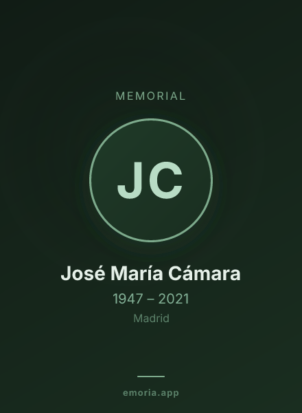 Memorial portrait of José María Cámara