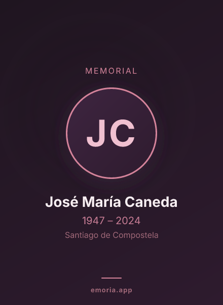 Memorial portrait of José María Caneda