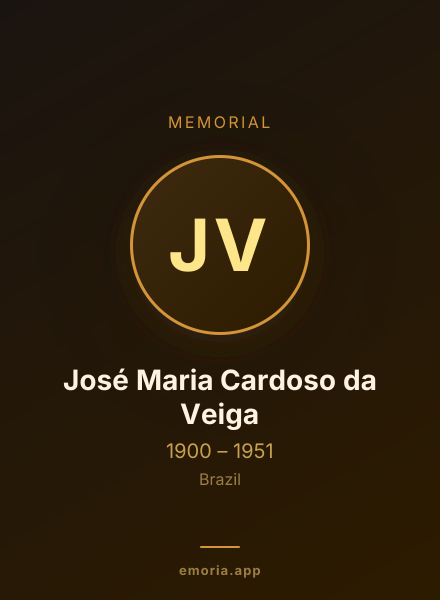 Memorial portrait of José Maria Cardoso da Veiga
