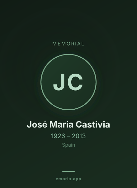 Memorial portrait of José María Castivia