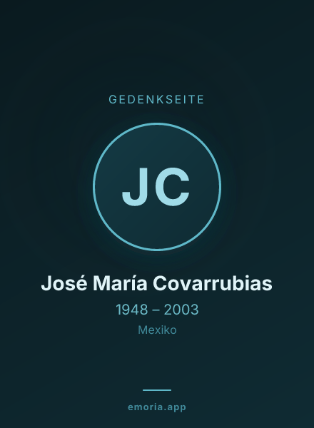 Gedenkportrait von José María Covarrubias