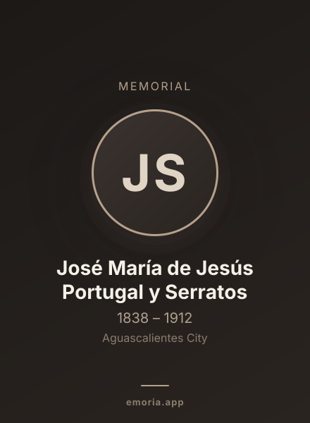 Memorial portrait of José María de Jesús Portugal y Serratos