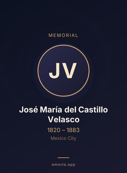 Memorial portrait of José María del Castillo Velasco