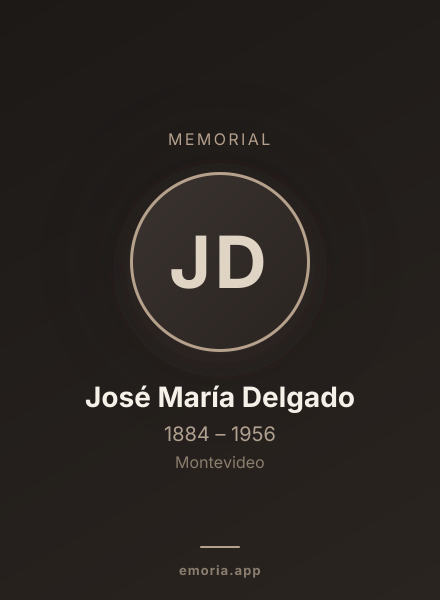Memorial portrait of José María Delgado