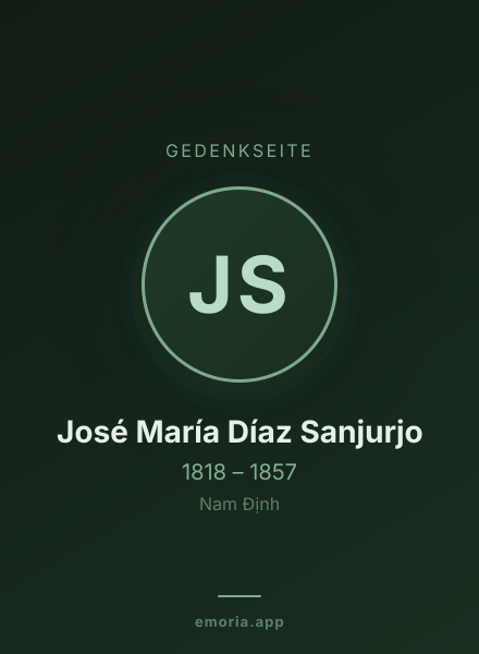 Gedenkportrait von José María Díaz Sanjurjo