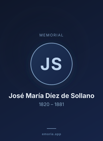 Memorial portrait of José María Díez de Sollano