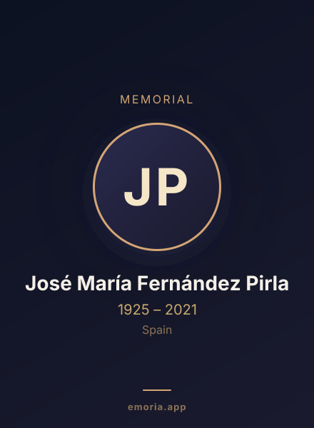 Memorial portrait of José María Fernández Pirla