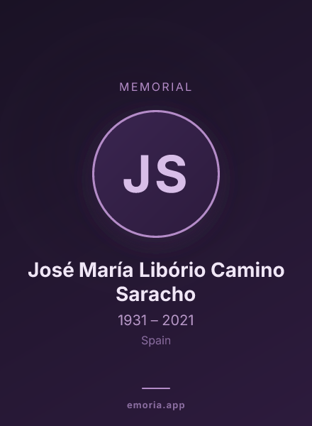 Memorial portrait of José María Libório Camino Saracho