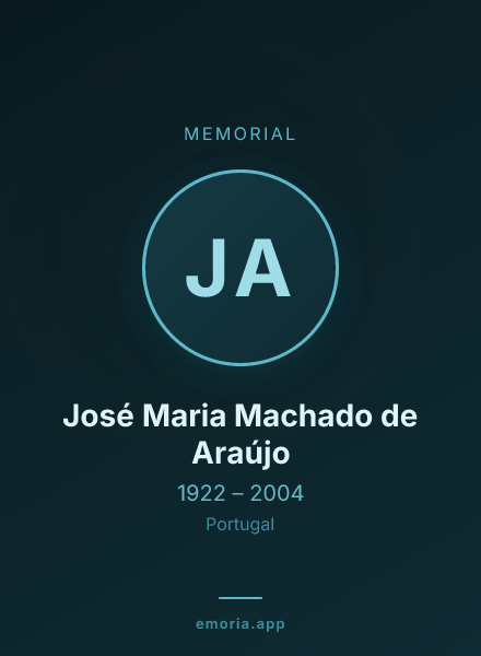 Memorial portrait of José Maria Machado de Araújo