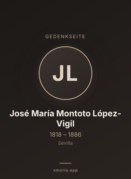 Gedenkportrait von José María Montoto López-Vigil