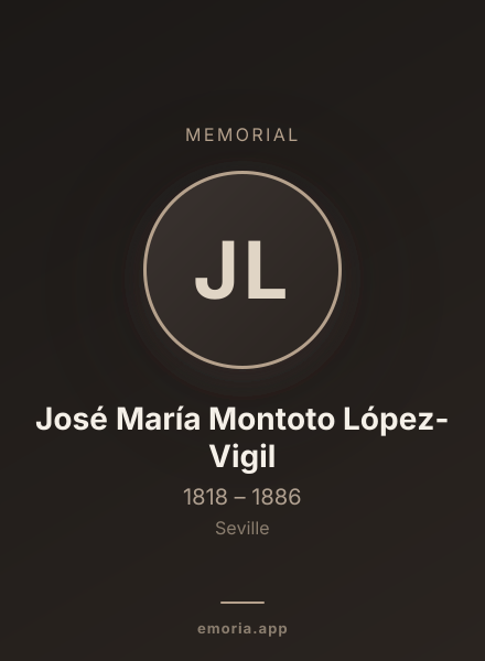 Memorial portrait of José María Montoto López-Vigil
