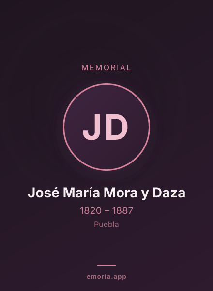 Memorial portrait of José María Mora y Daza
