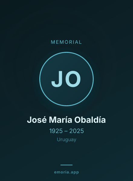 Memorial portrait of José María Obaldía
