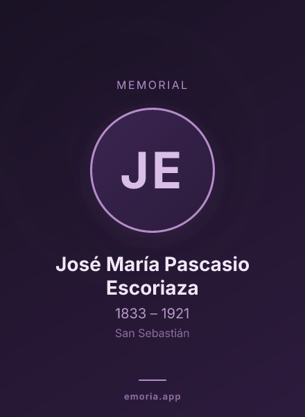Memorial portrait of José María Pascasio Escoriaza