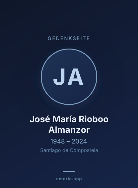 Gedenkportrait von José María Rioboo Almanzor