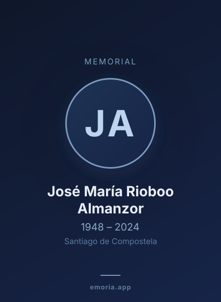 Memorial portrait of José María Rioboo Almanzor