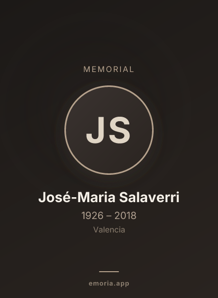 Memorial portrait of José-Maria Salaverri