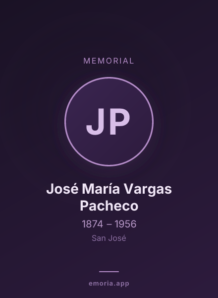 Memorial portrait of José María Vargas Pacheco