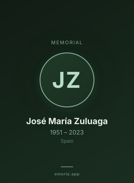Memorial portrait of José María Zuluaga