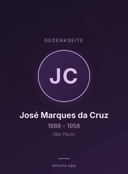 Gedenkportrait von José Marques da Cruz