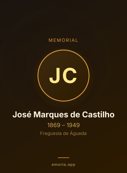 Memorial portrait of José Marques de Castilho