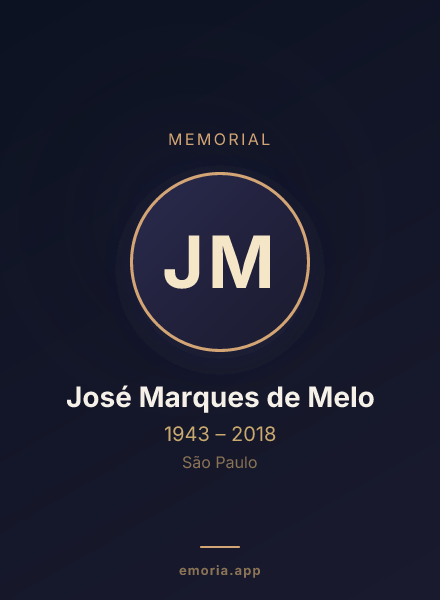 Memorial portrait of José Marques de Melo