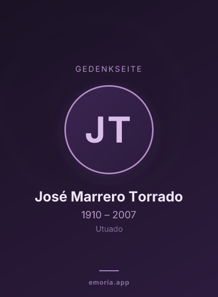 Gedenkportrait von José Marrero Torrado
