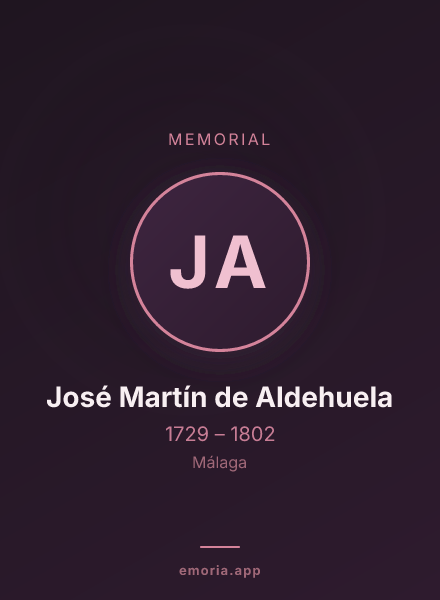 Memorial portrait of José Martín de Aldehuela