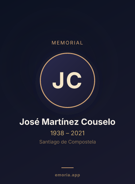 Memorial portrait of José Martínez Couselo