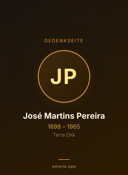 Gedenkportrait von José Martins Pereira